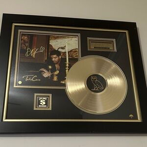 Drake Gold and Black Framed Wall Art